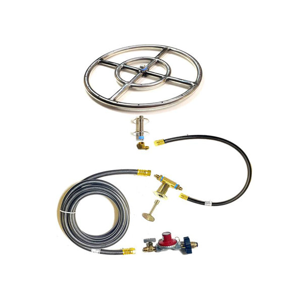 Easy Fire Pits EasyFirePits Deluxe Propane Fire Pit Connection Kit and